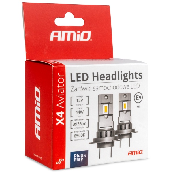 Kit Led H7 Amio X4 Aviator 44W 6500K Canbus 03764